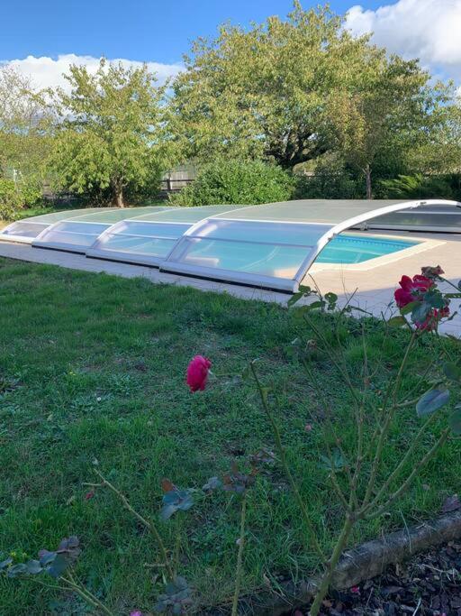 Gite 3 Etoiles Les Gourlines Avec Balneo, Veranda, Piscine Et Garage Avermes Luaran gambar